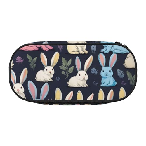 LIXLZH Unisex-Federmäppchen mit Regenbogen-Kaninchen-Druck, modisch, Make-up-Tasche, Schreibwaren, Kulturbeutel LIXLZH Unisex-Federmäppchen mit Regenbogen-Kaninchen-Druck, modisch, Make-up-Tasche, Schreibwaren, Kulturbeutel von LIXLZH