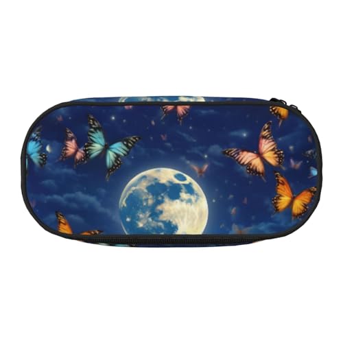 LIXLZH - Unisex Federmäppchen mit Schmetterlingsmuster und Toilettenartikeln von LIXLZH