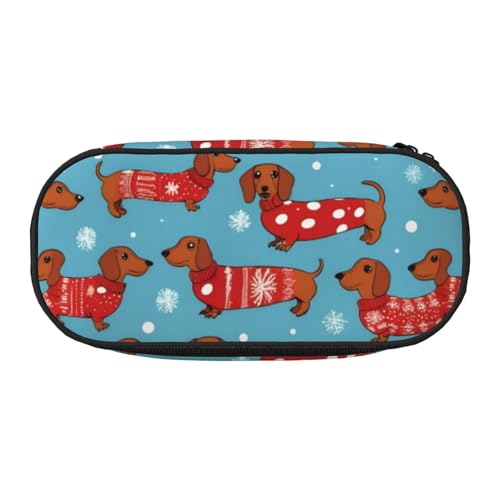 LIXLZH Unisex-Federmäppchen mit niedlichem Corgi-Druck, modisch, Make-up-Tasche, Schreibwaren, Toilettenartikel-Organizer LIXLZH Unisex-Federmäppchen mit niedlichem Corgi-Druck, modisch, Make-up-Tasche, Schreibwaren, Toilettenartikel-Organizer von LIXLZH
