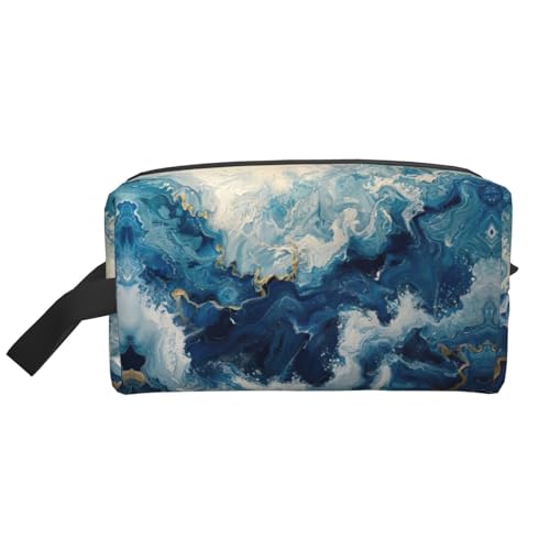 LIXLZH Within the Tides Make-up-Tasche, Geldbörse, Zubehör, Organizer, tragbare Reise-Kulturbeutel, Aufbewahrungstasche, Weiß, Einheitsgröße, weiß, Einheitsgröße, weiß, Einheitsgröße von LIXLZH