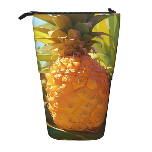 Lixlzh Schönes Teleskop-Federmäppchen mit Ananas-Druck, Polyester, Stifthalter, Schreibwaren, Büro, Organizer, Box, Schwarz, Einheitsgröße, Art-Deco, Schwarz , Einheitsgröße, Art déco Lixlzh Schönes Teleskop-Federmäppchen mit Ananas-Druck, Polyester, Stifthalter, Schreibwaren, Büro, Organizer, Box, Schwarz, Einheitsgröße, Art-Deco, Schwarz , Einheitsgröße, Art déco von LIXLZH