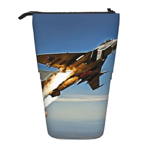 Lixlzh Teleskop-Federmäppchen mit Flugzeug-Jets-Druck, stehend, Polyester, Stifthalter, Schreibwaren, Büro, Organizer, Box, Schwarz, Einheitsgröße, Art-Deco, Schwarz , Einheitsgröße, Art déco Lixlzh Teleskop-Federmäppchen mit Flugzeug-Jets-Druck, stehend, Polyester, Stifthalter, Schreibwaren, Büro, Organizer, Box, Schwarz, Einheitsgröße, Art-Deco, Schwarz , Einheitsgröße, Art déco von LIXLZH