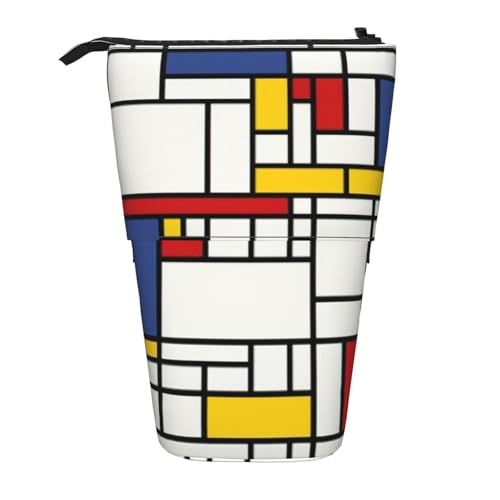 Lixlzh Teleskopisches Federmäppchen mit abstraktem Muster, stehend, Polyester, Stifthalter, Schreibwaren, Büro, Organizer, Box, Schwarz, Einheitsgröße, Art-Deco, Schwarz , Einheitsgröße, Art déco Lixlzh Teleskopisches Federmäppchen mit abstraktem Muster, stehend, Polyester, Stifthalter, Schreibwaren, Büro, Organizer, Box, Schwarz, Einheitsgröße, Art-Deco, Schwarz , Einheitsgröße, Art déco von LIXLZH