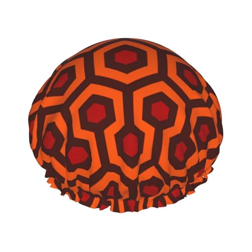 Shining Overlook Print Doppellagige Duschhaube Baden Duschhauben Damen Herren Duschhauben Salon Heimgebrauch von LIXLZH