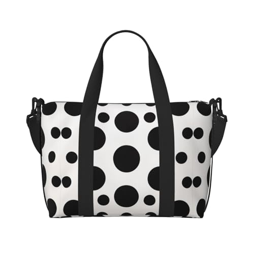 Wochenendtasche, Sporttasche, für Damen und Herren, Krankenhaustasche, persönliche Reisetasche, Handgepäcktasche, Schwarz, Einheitsgröße, Schwarz, One Size von LIXLZH
