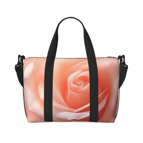 Wochenendtasche mit Rosenaufdruck, Sport, Turnbeutel, für Damen und Herren, Krankenhaustasche, persönliche Reisetasche, Handgepäcktasche, Schwarz, Einheitsgröße, Schwarz, Schwarz , Einheitsgröße von LIXLZH