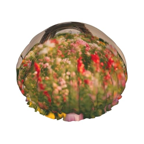 Wunderschöner Eiffelturm Paris Druck Doppellagige Duschhaube Baden Duschhauben Damen Herren Duschhauben Salon Heimgebrauch von LIXLZH