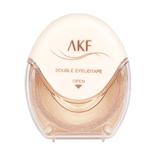 LIXSAZSE 120 Stück makellos unsichtbare, klebefreie Doppel Augenlid Aufkleber, pflegeleicht und langlebig, unsichtbare Lifting Streifen, M Halbmondform von LIXSAZSE