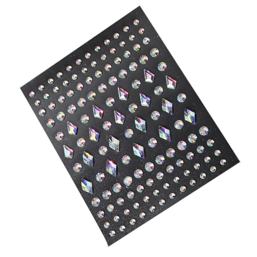 LIXSAZSE Auge Körper Gesicht Juwelen Strass Aufkleber Form Stirn Temporäre Make up DIY Kunst Dekorationen Kostüm Hochzeit Party, Typ 1 von LIXSAZSE