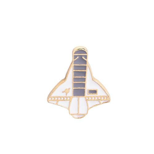 LIXSAZSE Cartoon Brosche Papierflieger Raumfahrt Kleidung Pins Handtasche Abzeichen Schmücken Jungen Mädchen Kleid Schmuck Kleine Anstecknadel, Typ 4 von LIXSAZSE