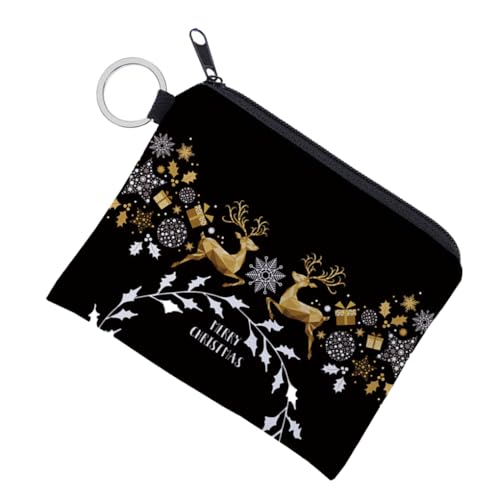 LIXSAZSE Chang Geldbörse Wasserbeständigkeit Für Hirsch Muster Einfache Art Kleine Geldbörse Kopfhörer Packs Weibliche Versorgung Mini Geldbörsen, lqb3035 von LIXSAZSE