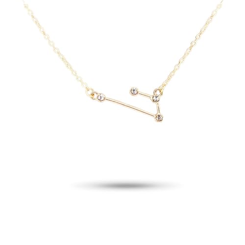 LIXSAZSE Classic Ins Zwölf Sternzeichen Freundschaftskette Strass DIY Chic Exquisite Charm Anhänger für Liebhaber Festival Geschenke, Widder gold LIXSAZSE Classic Ins Zwölf Sternzeichen Freundschaftskette Strass DIY Chic Exquisite Charm Anhänger für Liebhaber Festival Geschenke, Widder gold von LIXSAZSE