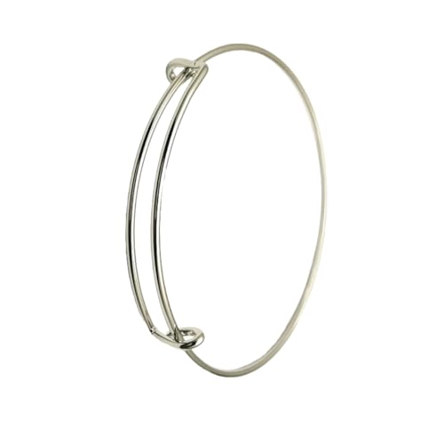 LIXSAZSE Erweiterbares Armband Armband aus Metall, einziehbar, Modeschmuck, All Match Körperschmuck, perfekte Geschenke für Frauen und Mädchen, Weiß K von LIXSAZSE