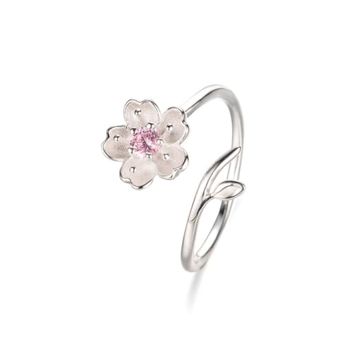 LIXSAZSE Frau Öffnungsring Silber Mode Ringe Anpassung Freundin Dame Schmuck Dating Party Geschenk Schmuck von LIXSAZSE