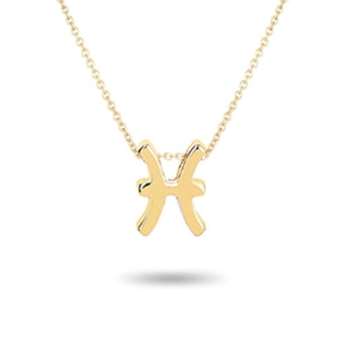 LIXSAZSE Ins Zwölf Sternzeichen Retro Freundschaftskette Ins Einzigartiger Schmuck Kettencharme Chic Persönlichkeit Rostschutz Anhänger, Fische gold LIXSAZSE Ins Zwölf Sternzeichen Retro Freundschaftskette Ins Einzigartiger Schmuck Kettencharme Chic Persönlichkeit Rostschutz Anhänger, Fische gold von LIXSAZSE