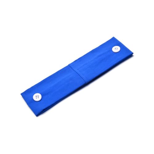 LIXSAZSE Knopf Stirnbandhalter Gute Elastizität Bequeme Passform Schal Kopftuch Sanfte Textur Schweißabsorption Haarschmuck, Typ 4 von LIXSAZSE