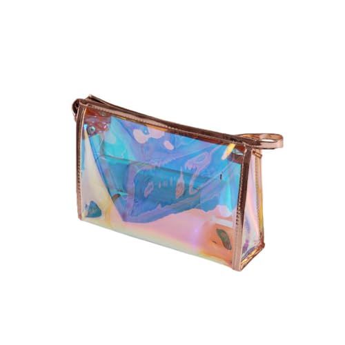 LIXSAZSE Make up Tasche Badezimmer Reise transparent wasserdicht Kulturbeutel Make up Kosmetik Organizer Reißverschluss Lippenstift Behälter, Typ 2 von LIXSAZSE