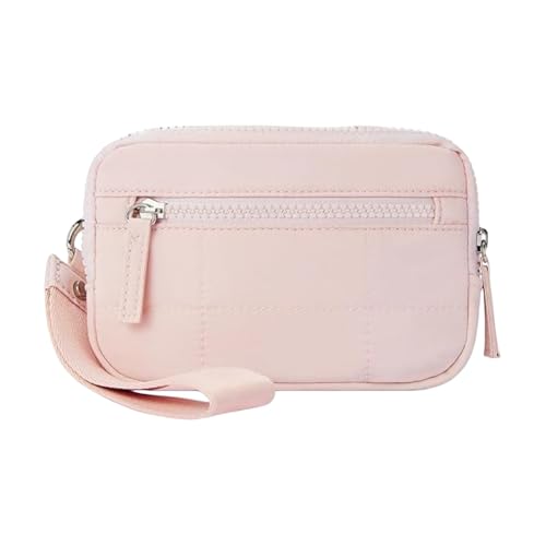 LIXSAZSE Praktische Iris Geldbörse der 2. Generation mit Kartenetui mit Reißverschluss, wasserdichtes Nylon Schlüsselanhänger Geldbörse für Damen aus Nylon mit 3 Reißverschlüssen, B von LIXSAZSE