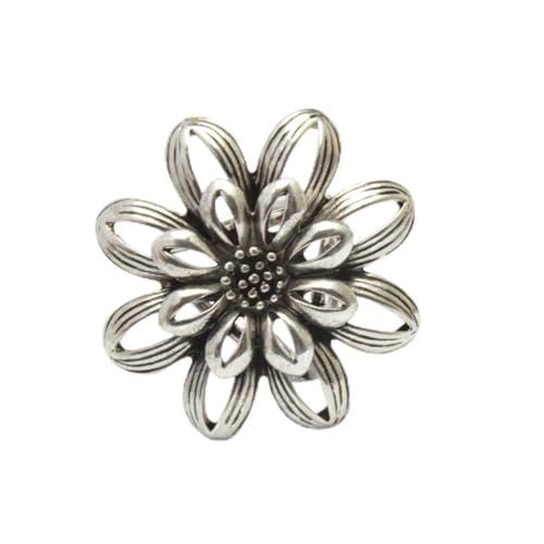 LIXSAZSE Schal Ring Schal Clip Gold Silber Schals Brosche Legierung Vintage Modern Exquisite Verschlusshalter Dauerhafte Geschenke für Frauen von LIXSAZSE