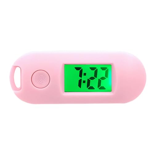 LIXSAZSE Schlüsselanhänger Taschenuhr, vielseitig und kompakt für einfaches Tragen, Digitale elektronische Taschenuhr, ABS Mini Digitaluhr, Rosa LIXSAZSE Schlüsselanhänger Taschenuhr, vielseitig und kompakt für einfaches Tragen, Digitale elektronische Taschenuhr, ABS Mini Digitaluhr, Rosa von LIXSAZSE