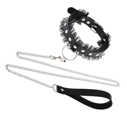 LIXSAZSE Seien Sie mutig und stilvoll und setzen Sie Statement Halsketten Halsketten Accessoires. Goth Halsketten Statement mit Stil, Schwarz von LIXSAZSE