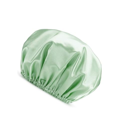 LIXSAZSE Weiblicher Schlafhut Badezimmer wasserdichte Dusche Haar Kappen ölbeständiger verdickter Mädchen Kopf Abdeckungs Hotel Haushaltsgebrauch, Grün von LIXSAZSE