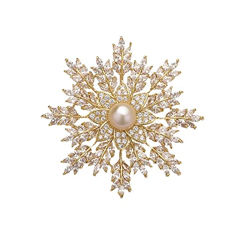Schneeflocke Brosche mit Strasssteinen Damen Anstecknadel Weihnachten Brustnadel Schmuck Korsage Mode Zubehör für Bekleidung Geschenke für Frauen und Mädchen Schneeflocke Brosche mit Strasssteinen Damen Anstecknadel Weihnachten Brustnadel Schmuck Korsage Mode Zubehör für Bekleidung Geschenke für Frauen und Mädchen von LIYANLIU