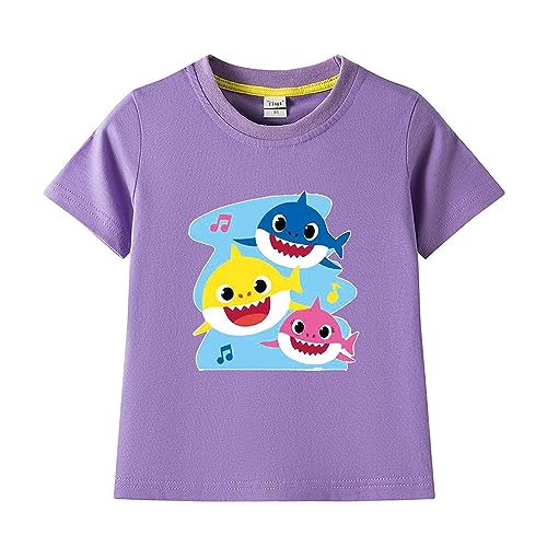 Kinder T-Shirt Kurzarm für Jungen Sommer schöne Anime T-Shirt sehr atmungsaktiv (02,130) von LIYIMING