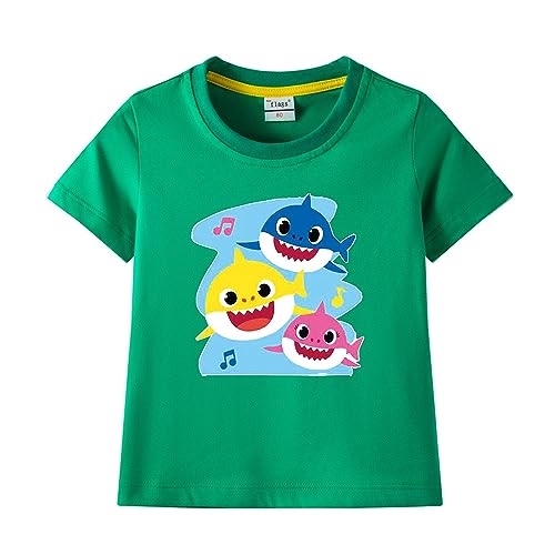 LIYIMING Kinder T-Shirt Kurzarm für Jungen Sommer schöne Anime T-Shirt sehr atmungsaktiv (07,120) von LIYIMING