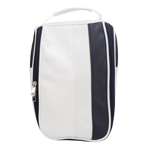 Golfschuhe Tasche Leicht tragbares PU Leder Reißverschluss Golfschuhe Aufbewahrungstasche für Sportschuhe von LIYJTK