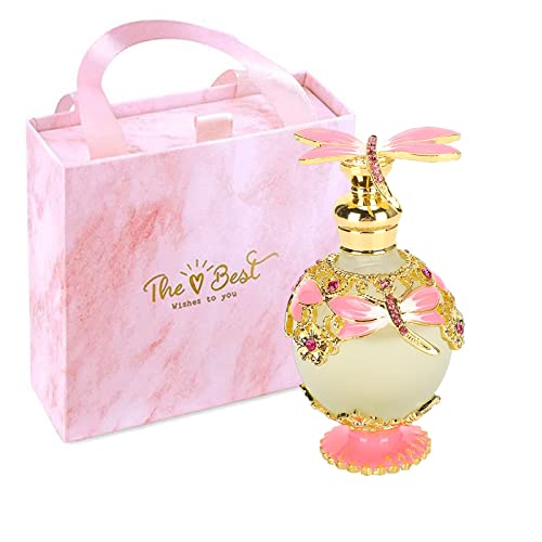 LIYJTK Arabische Parfums für Frauen Muslimisches Eau de Parfum Toilette Halal Dubai Retro Damendüfte Konzentriertes Langanhaltendes Parfüm Öle Blumenparfums Arabes De Mujer für Frauen 0.8oz von LIYJTK