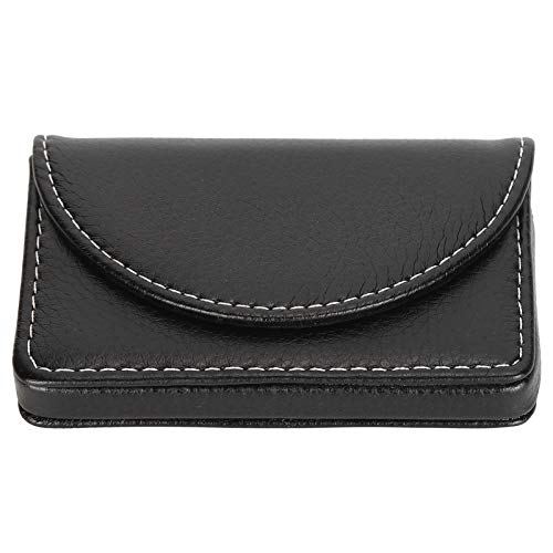LIYJTK Business Card Halter ORGANISATER Edelstahl PU-Leder-Fall Reise (033#) von LIYJTK
