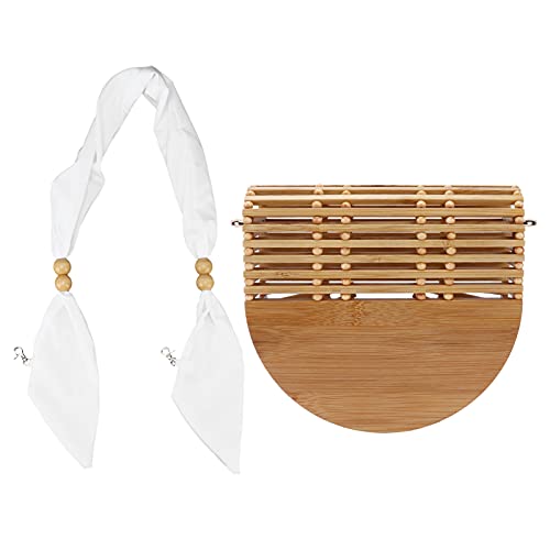 LIYJTK Gewebte Tasche Frauen Sommer Umhängetasche Handtasche Multifunktionale Band Tasche für Outdoor Holiday Beach von LIYJTK