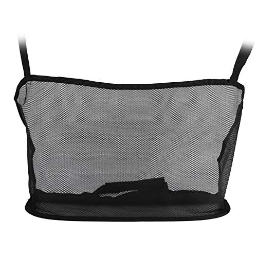 LIYJTK Handtaschenhalter Organizer Polyester Faserauto Innenräume Rückseite Aufbewahrungsnetzzubehör Accessoire (Bagless Schwarz) von LIYJTK