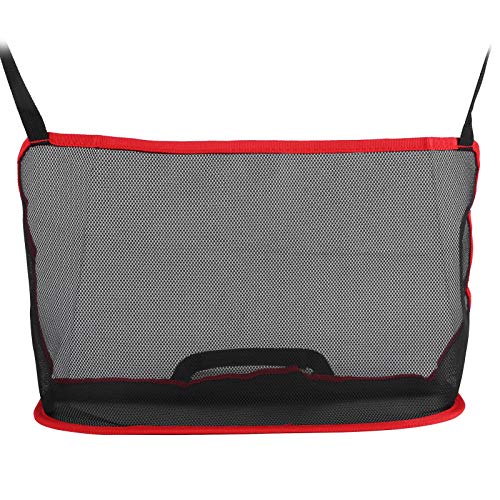 LIYJTK Handtaschenhalter Organizer Polyester Faserauto Innenräume Rückseite Aufbewahrungsnetzzubehör Accessoire (Rotbaglos) von LIYJTK