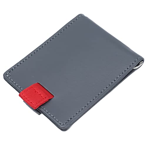 LIYJTK Leder Slim Fashion Wallet Dollar Clip hellgrau für den täglichen Gebrauch von LIYJTK