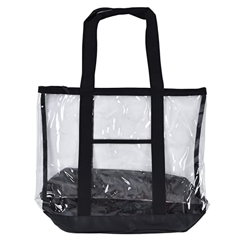 LIYJTK Transparente Strandtasche PVC Clear Tasche große Kapazität für Pool Camping Picknick -Fitnessstudio -Reisen von LIYJTK