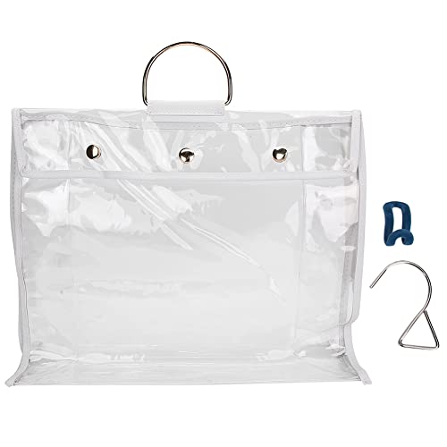 LIYJTK Transparenter Tasche tragbarer Garderobenorganisator (Typ d) von LIYJTK