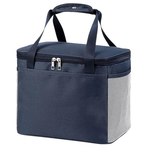 LIYJTK Verdickte isolierte Lunchbeutel Lunchbox Tasche für Frauen Büro Arbeitsschule Picknick Strand von LIYJTK