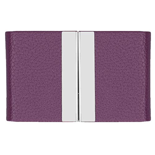 LIYJTK Visitenkartenhalter mit großer Kapazität Taschenkartenbox Hülle für Männer doppelt offen geöffnet (400#) von LIYJTK