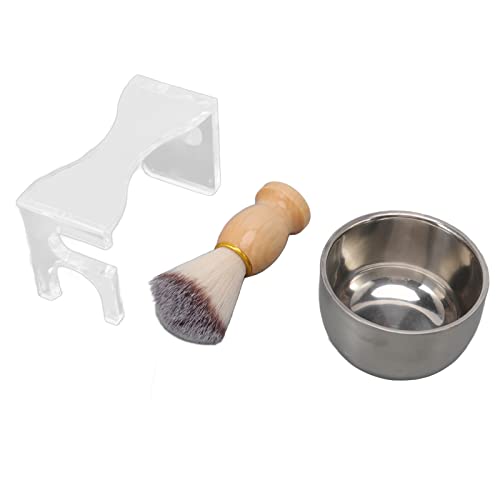Männer rasierte Bürstenset Acrylbürstenhalter Bubble Bowl Nylon Borstenkit zur Rasurpflege von LIYJTK