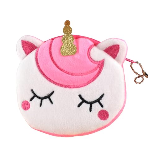 Plüschmünze Geldbeutel süßer Cartoon Reißverschluss Aufbewahrung Beutel Key Schmuck Kinder Erwachsene von LIYJTK