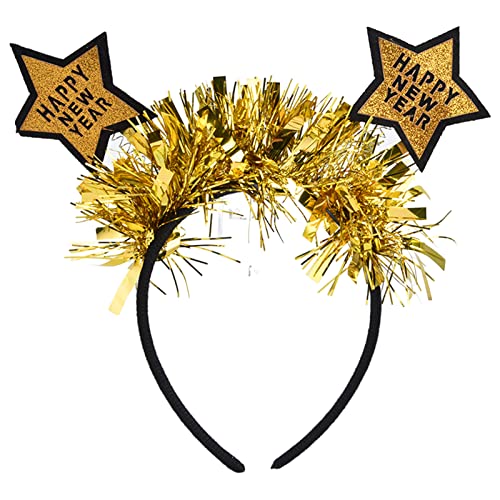 Süße Weihnachtssternform Stirnband Frakturstern Form Haar Hoop Festival Helles klassisches Farbdraht Material (Venusjahr) von LIYJTK