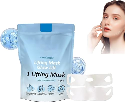 Doppelkinn-Lifting-Maske, Feuchtigkeitsspendende V-Linien-Lifting-Maske, Kinnstraffende Gesichtsschlanker-Maske, Doppelkinn-Eliminator für Frauen von LIZAOZHANG