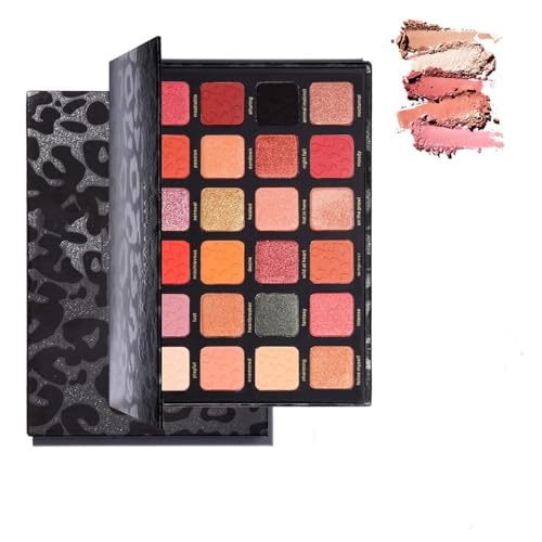 GlamouröSe Lidschattenpalette Mit Leopardenmuster In 24 Farben, Nude-Smokey-Palettenset, Langanhaltendes, Wasserfestes Aussehen, FüR Alle Arten Von Make-Up GlamouröSe Lidschattenpalette Mit Leopardenmuster In 24 Farben, Nude-Smokey-Palettenset, Langanhaltendes, Wasserfestes Aussehen, FüR Alle Arten Von Make-Up von LIZAOZHANG