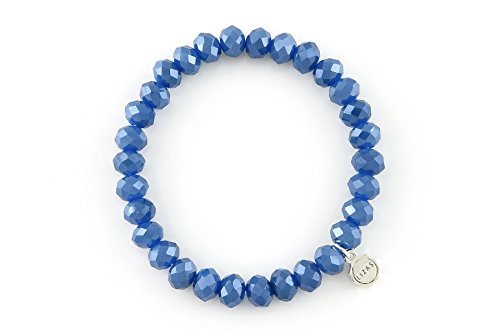 Lizas Schmuckarmband blau Perlenarmband verschiedene Modelle (blau groß) von Lizas