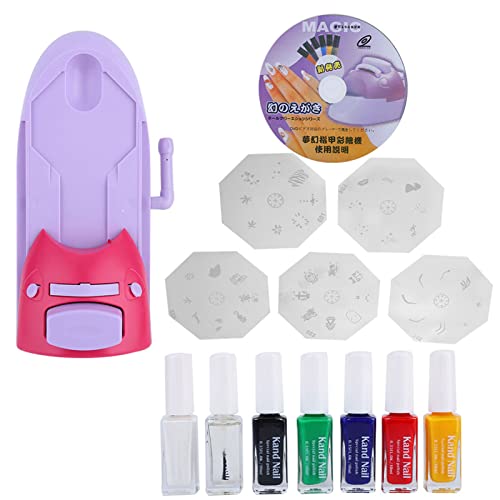 Nagelkunstdrucker, Nageldrucker-Stempel-Kit, Zeichenstempel, DIY-Nagelschönheitswerkzeug, Nagelplatten-Zeichnung, Nageldesign, Emaille-Kit von LIZEALUCKY