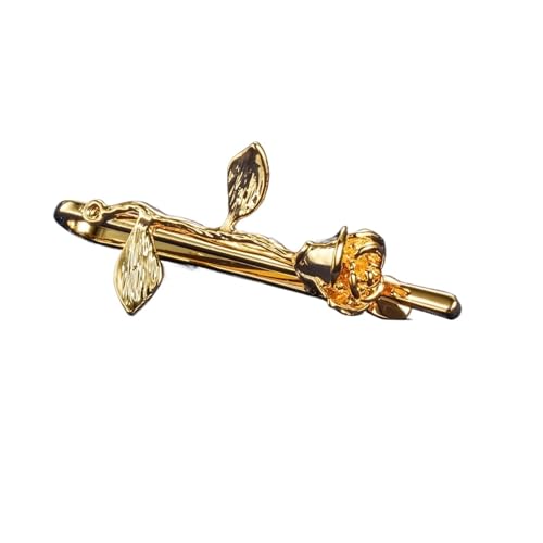 Krawattennadeln FüR Herren Krawattenklammer mit Rosette for Herren, for Hochzeit, Krawattenklammer for Männer von LIZHAYG