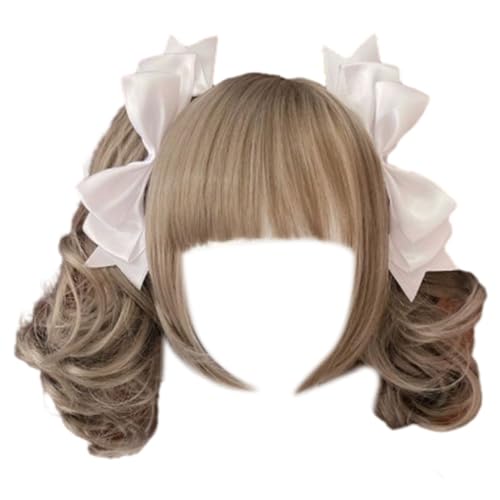 1 Paar Schöne Haarnadel Mit 3D Ribbon Bowknot Schöne Haare Clip Maid Cosplay Frisur Perfekt Für Modeliebhaber von LIbgiubhy