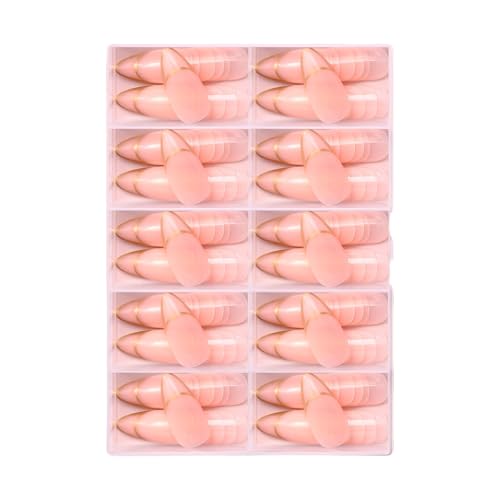 120 Stück Abnehmbare Künstliche Nägel Mit Französischer Spitze Vollständige Abdeckung Zum Aufkleben Tragbare Nägel Zum Aufdrücken Für Frauen Und Mädchen von LIbgiubhy